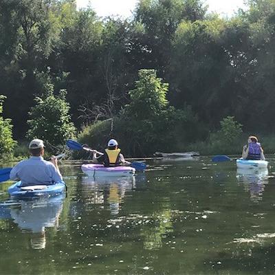 Students Kayaking